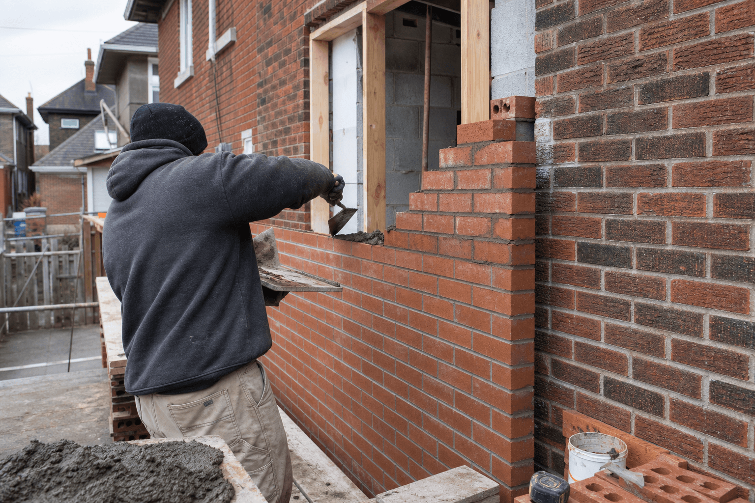 New Brick Construction & Extensions in Toronto